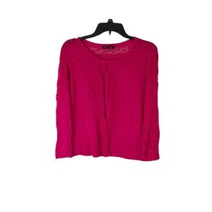 Women’s Roz & Ali Lightweight Hot Pink X-Large Sweater